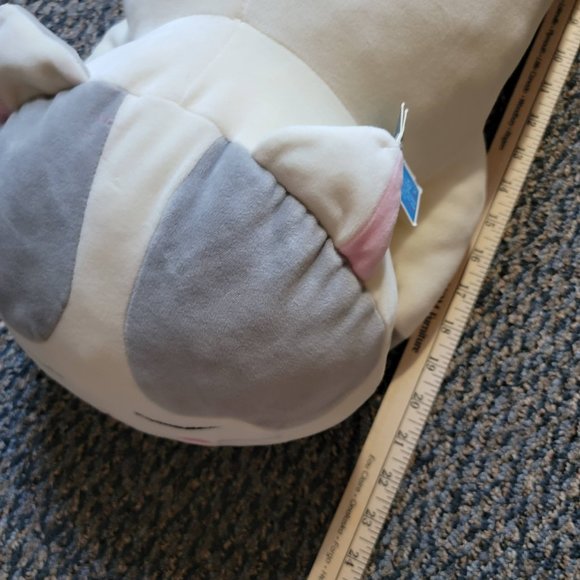 Sweet Vintoys Grey and White Calcio Cat Soft Pillow - Picture 7 of 9